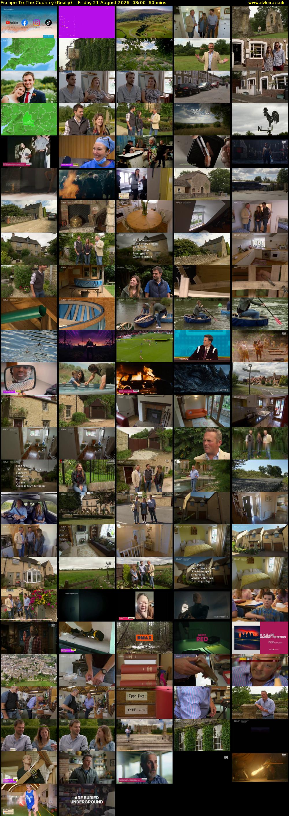 Escape to the Country (Really) Friday 21 August 2026 08:00 - 09:00