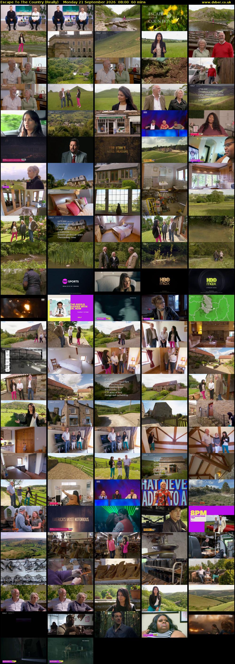 Escape to the Country (Really) Monday 21 September 2026 08:00 - 09:00