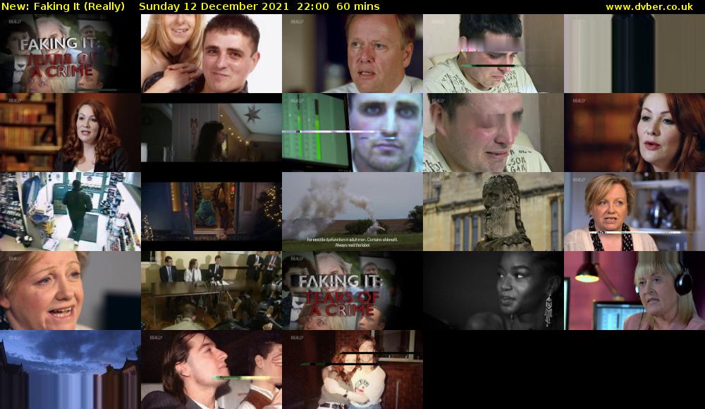 Faking It (Really) Sunday 12 December 2021 22:00 - 23:00
