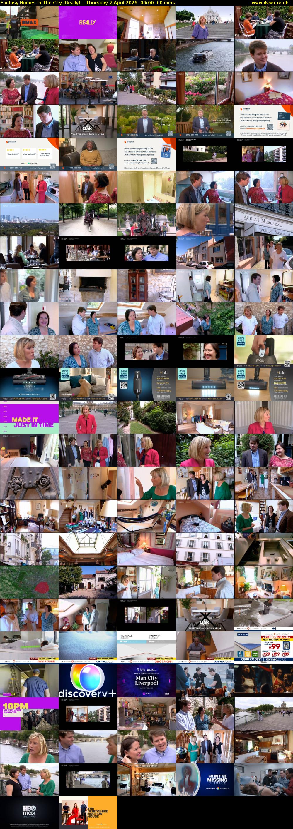 Fantasy Homes in the City (Really) Thursday 2 April 2026 06:00 - 07:00