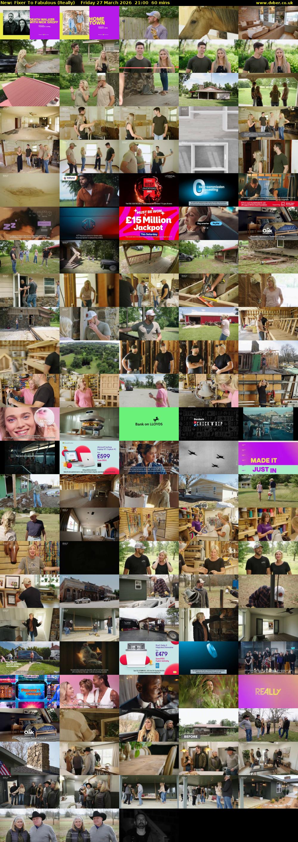Fixer To Fabulous (Really) Friday 27 March 2026 21:00 - 22:00