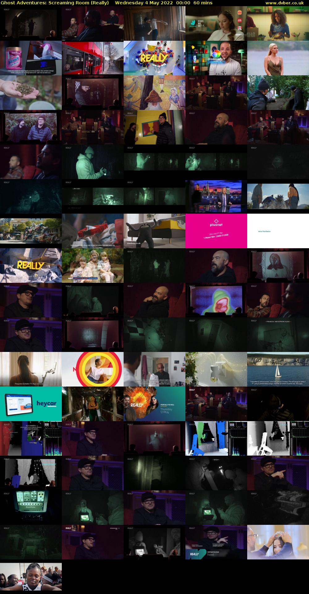 Ghost Adventures: Screaming Room (Really) Wednesday 4 May 2022 00:00 - 01:00