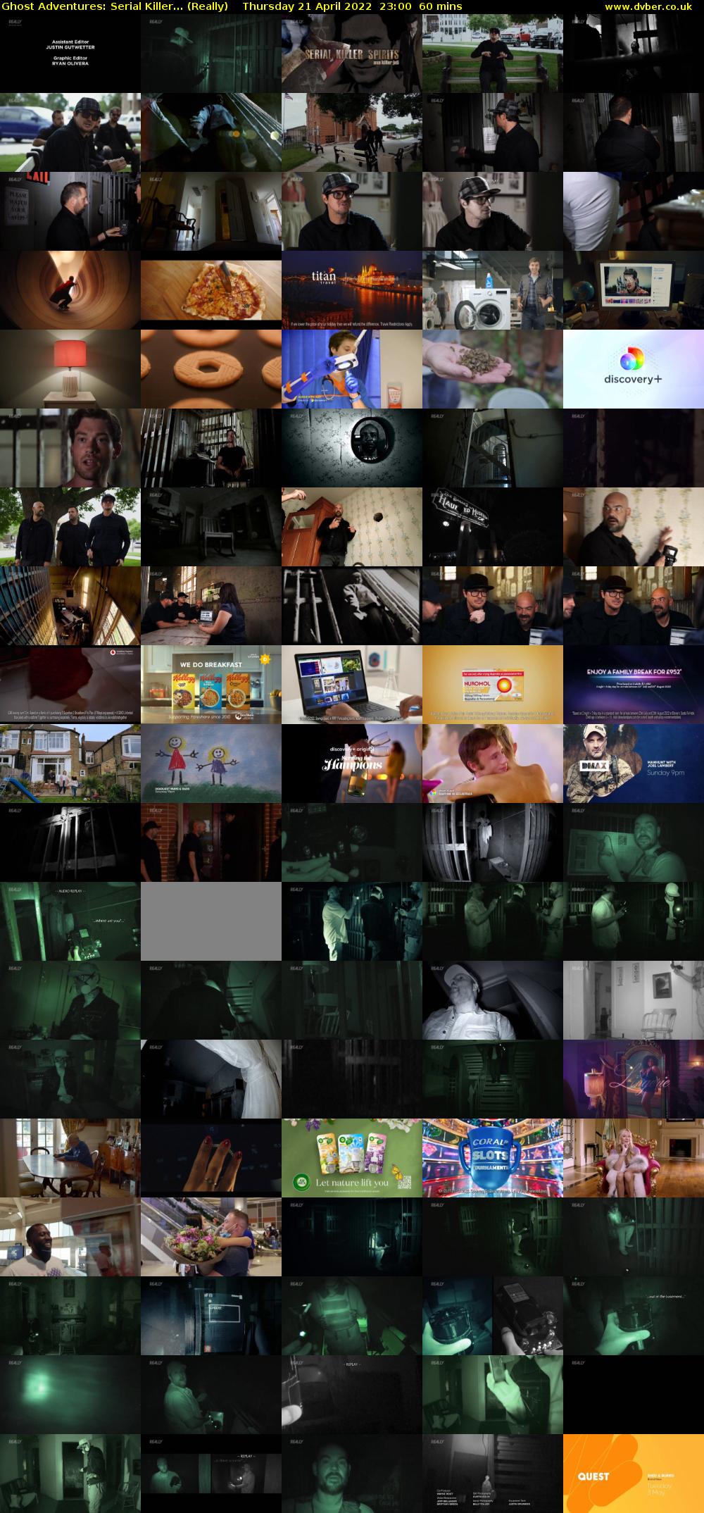 Ghost Adventures: Serial Killer... (Really) Thursday 21 April 2022 23:00 - 00:00