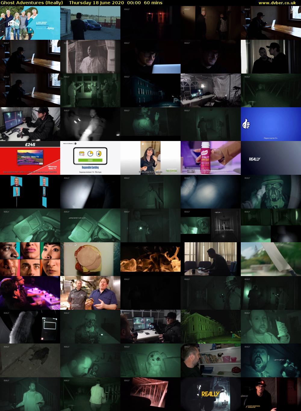 Ghost Adventures (Really) Thursday 18 June 2020 00:00 - 01:00