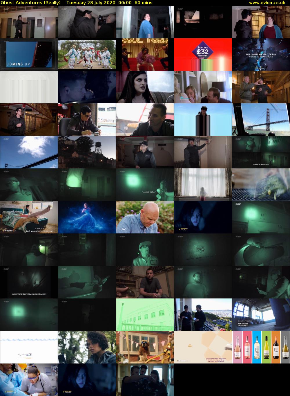 Ghost Adventures (Really) Tuesday 28 July 2020 00:00 - 01:00