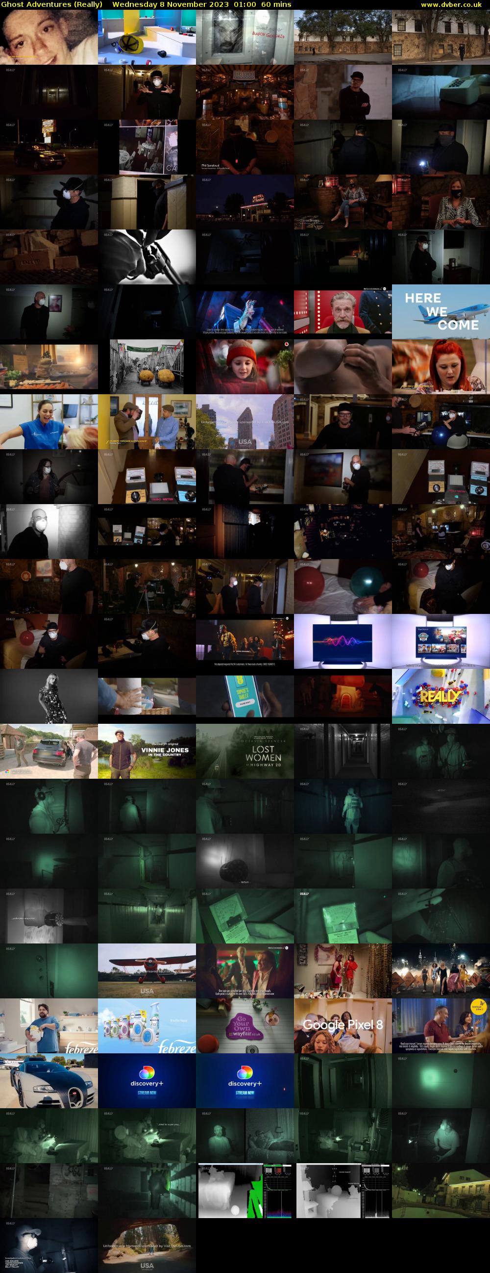Ghost Adventures (Really) Wednesday 8 November 2023 01:00 - 02:00