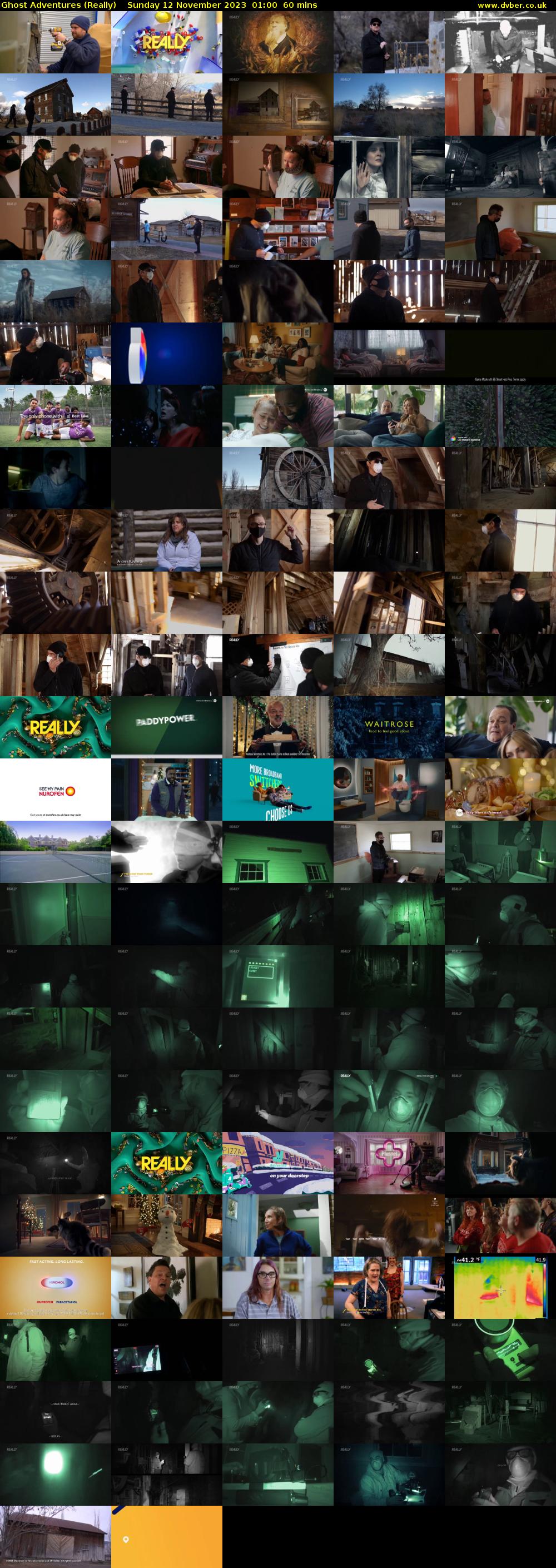 Ghost Adventures (Really) Sunday 12 November 2023 01:00 - 02:00