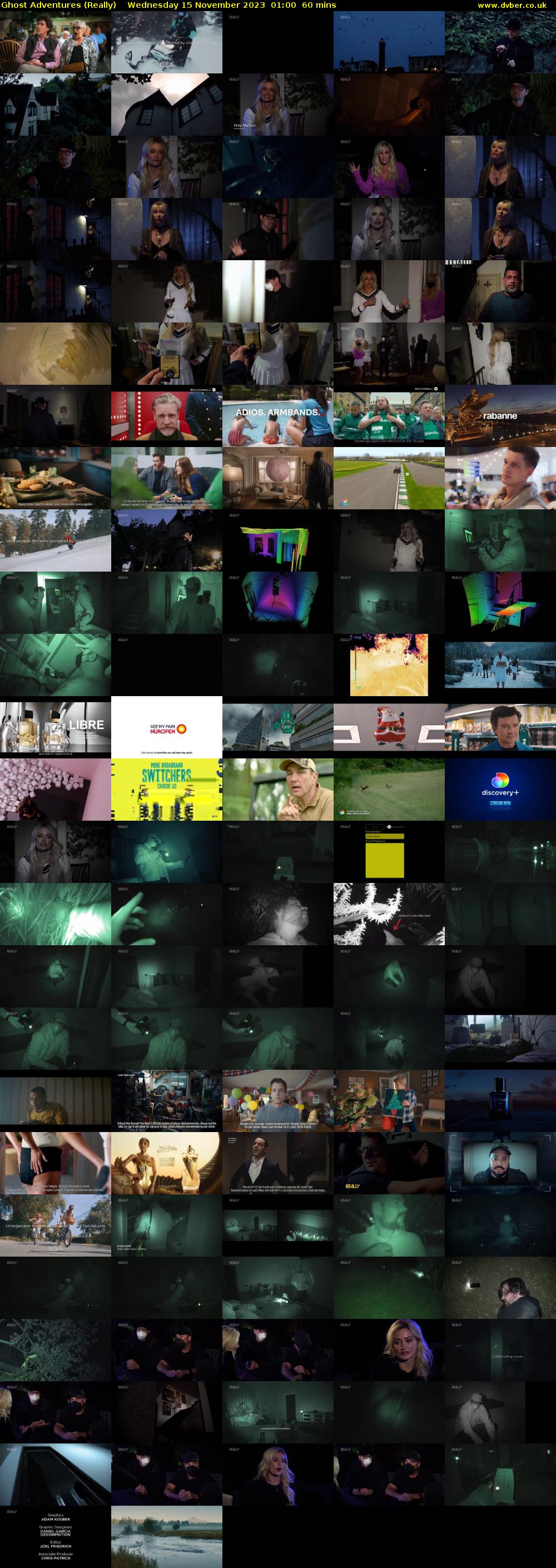 Ghost Adventures (Really) Wednesday 15 November 2023 01:00 - 02:00