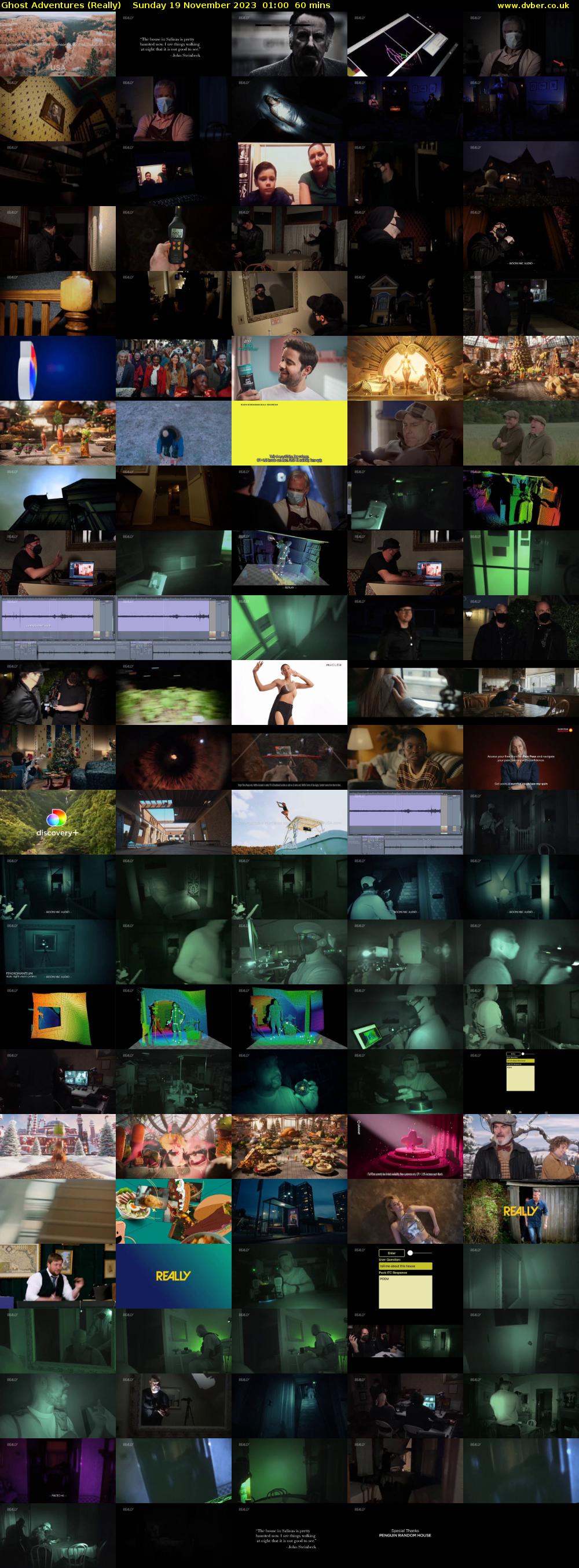 Ghost Adventures (Really) Sunday 19 November 2023 01:00 - 02:00