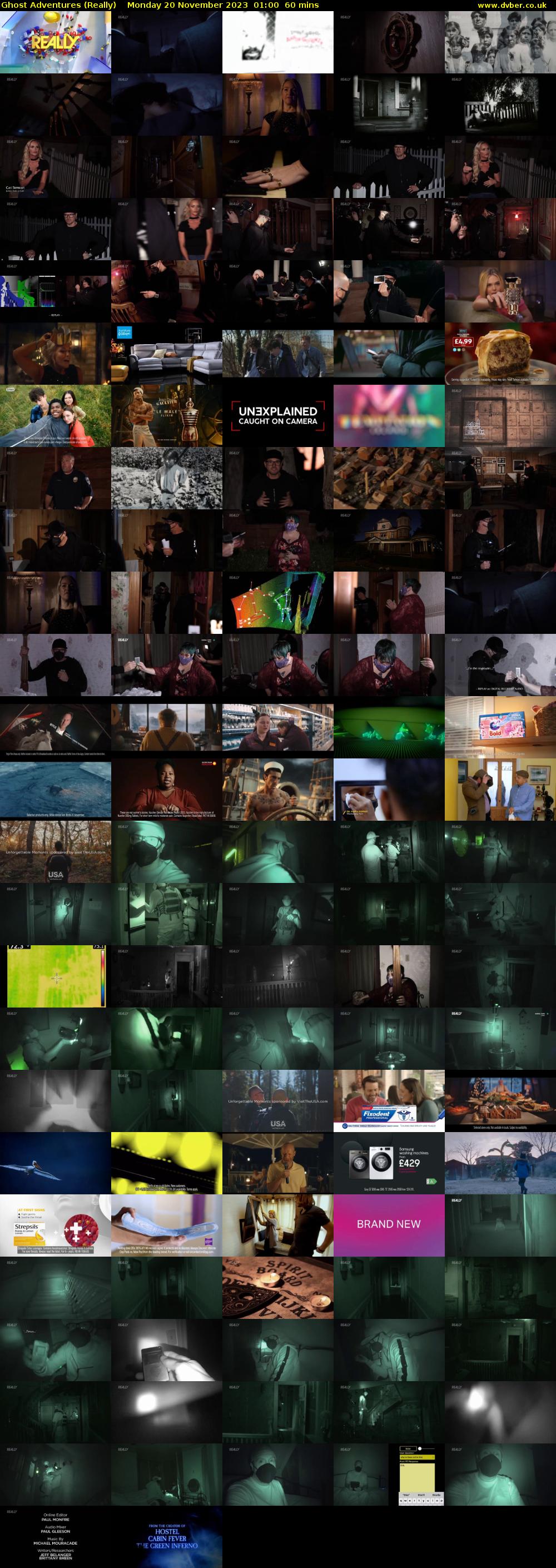 Ghost Adventures (Really) Monday 20 November 2023 01:00 - 02:00
