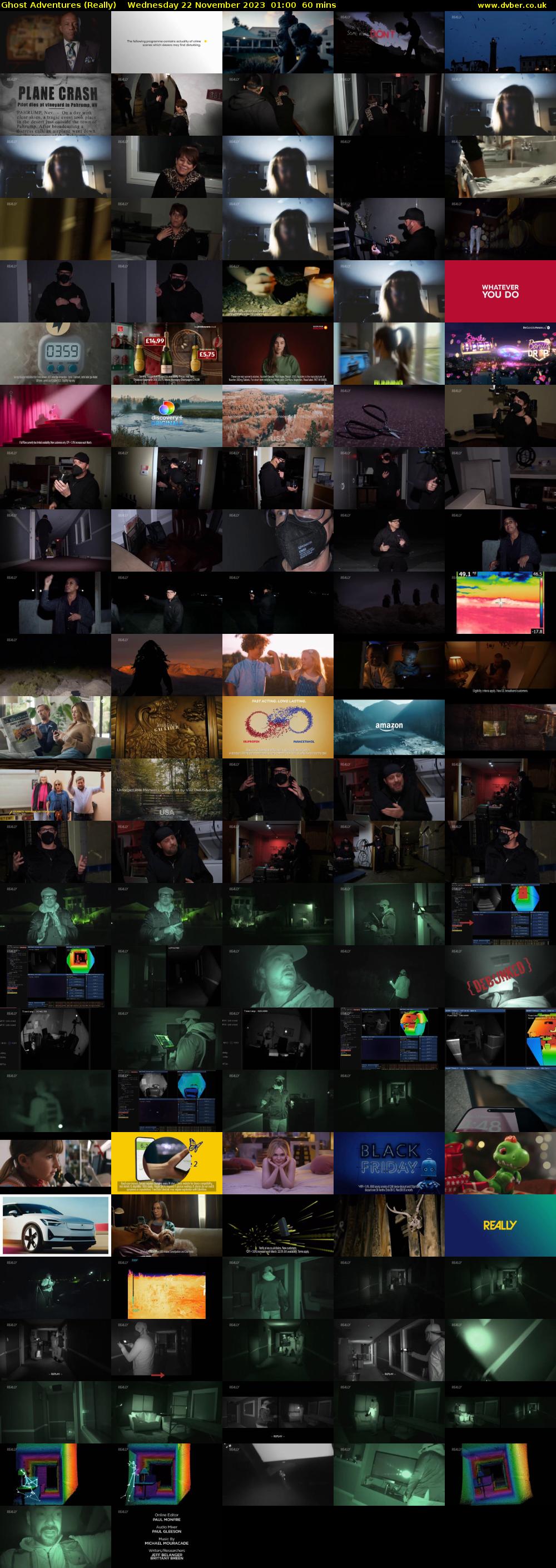 Ghost Adventures (Really) Wednesday 22 November 2023 01:00 - 02:00
