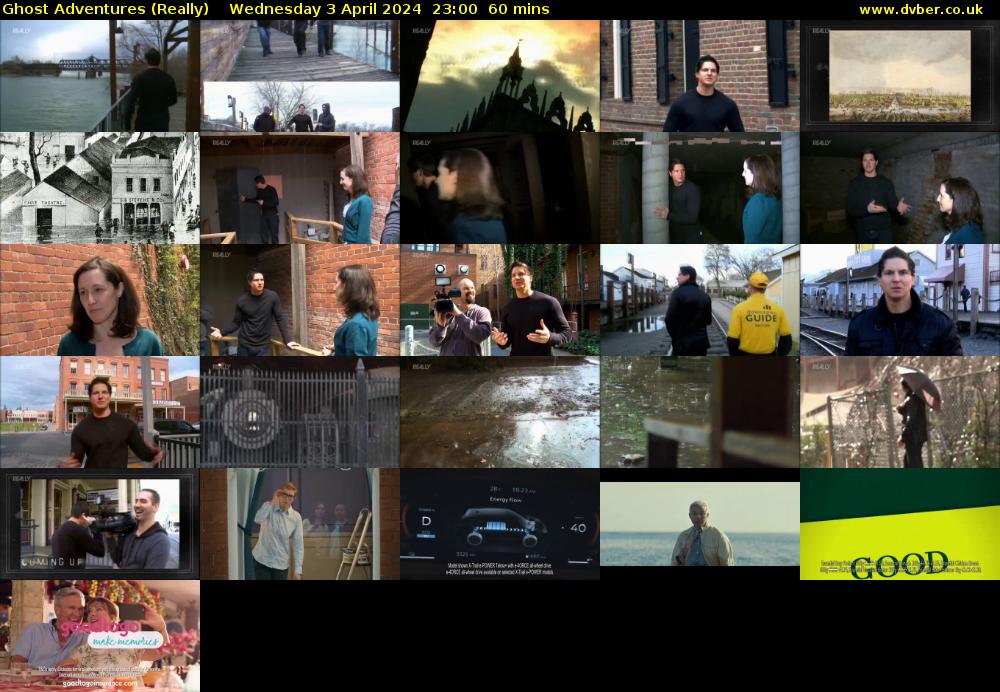 Ghost Adventures (Really) Wednesday 3 April 2024 23:00 - 00:00