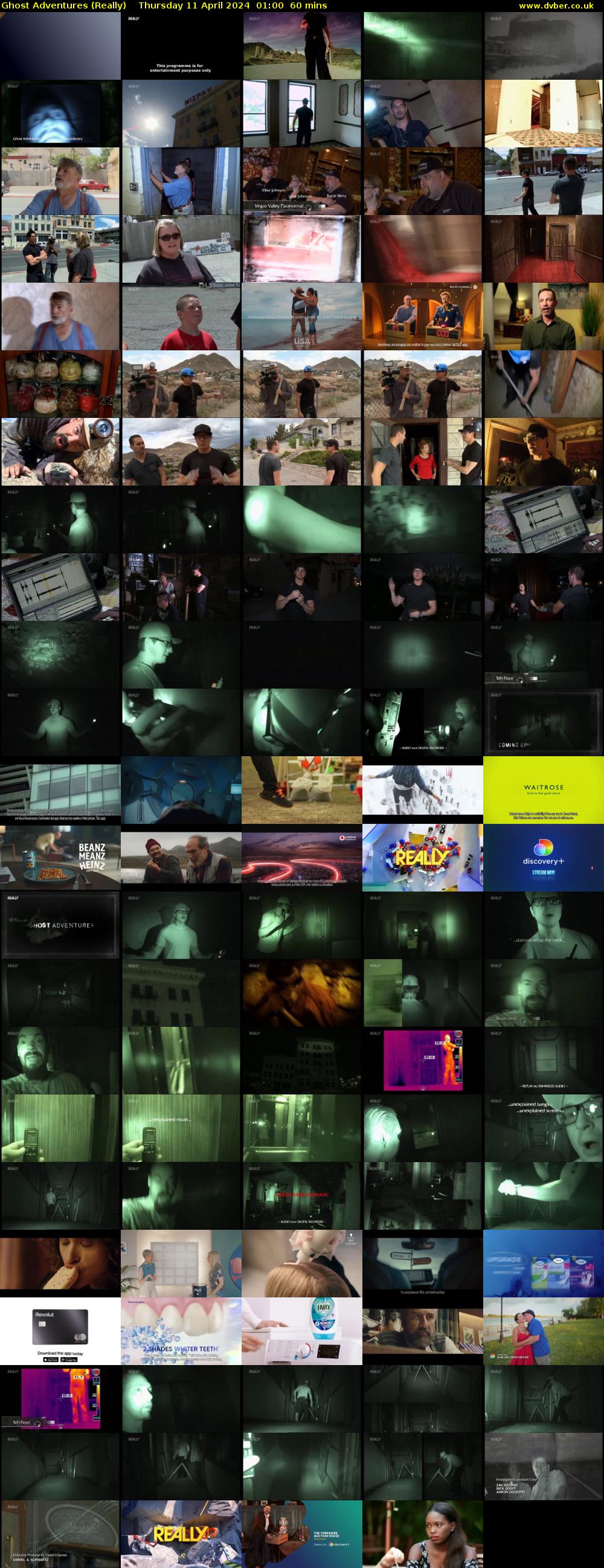 Ghost Adventures (Really) Thursday 11 April 2024 01:00 - 02:00