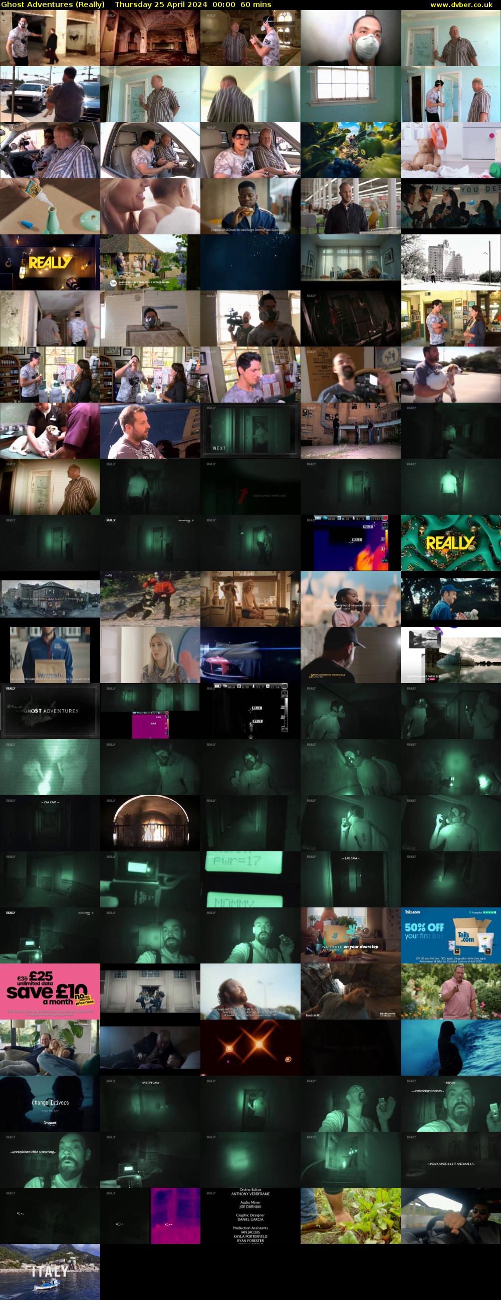 Ghost Adventures (Really) Thursday 25 April 2024 00:00 - 01:00