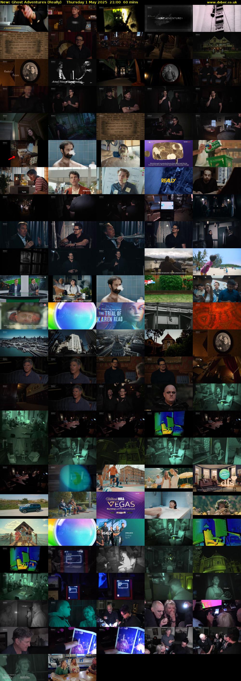 Ghost Adventures (Really) Thursday 1 May 2025 21:00 - 22:00