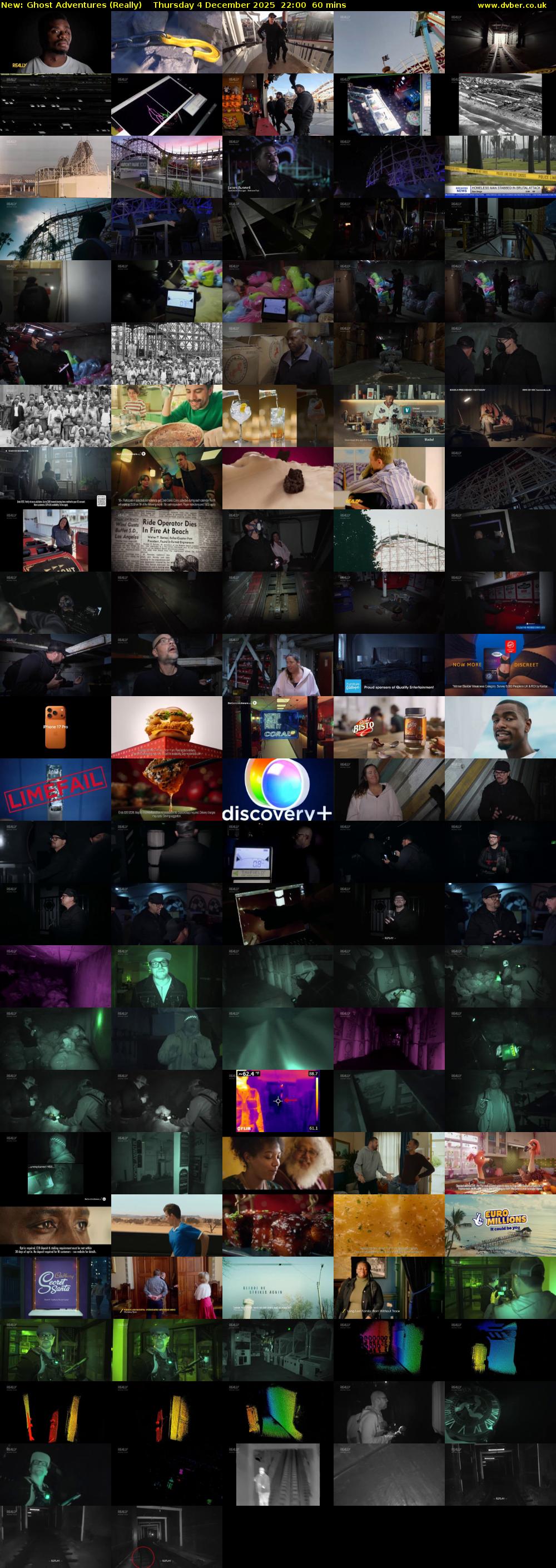 Ghost Adventures (Really) Thursday 4 December 2025 22:00 - 23:00