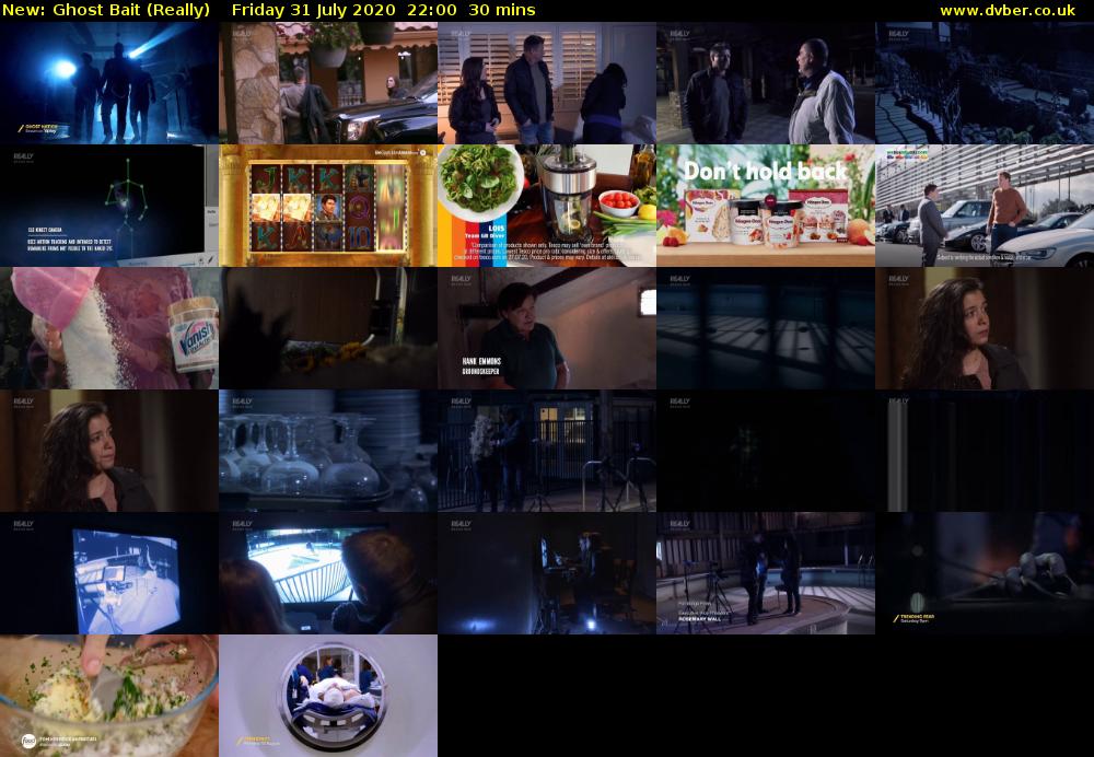 Ghost Bait (Really) Friday 31 July 2020 22:00 - 22:30