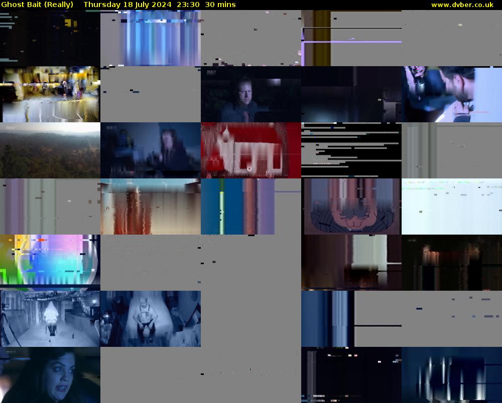 Ghost Bait (Really) Thursday 18 July 2024 23:30 - 00:00