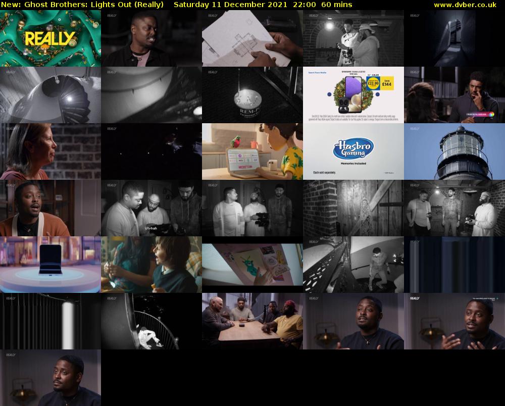 Ghost Brothers: Lights Out (Really) Saturday 11 December 2021 22:00 - 23:00