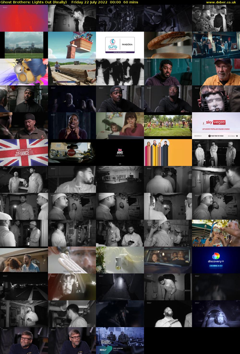 Ghost Brothers: Lights Out (Really) Friday 22 July 2022 00:00 - 01:00