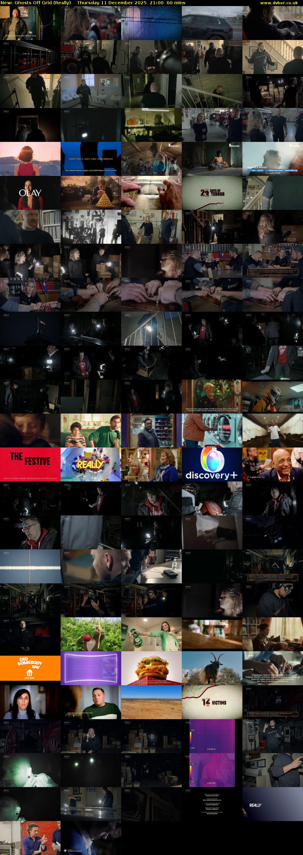 Ghosts Off Grid (Really) Thursday 11 December 2025 21:00 - 22:00