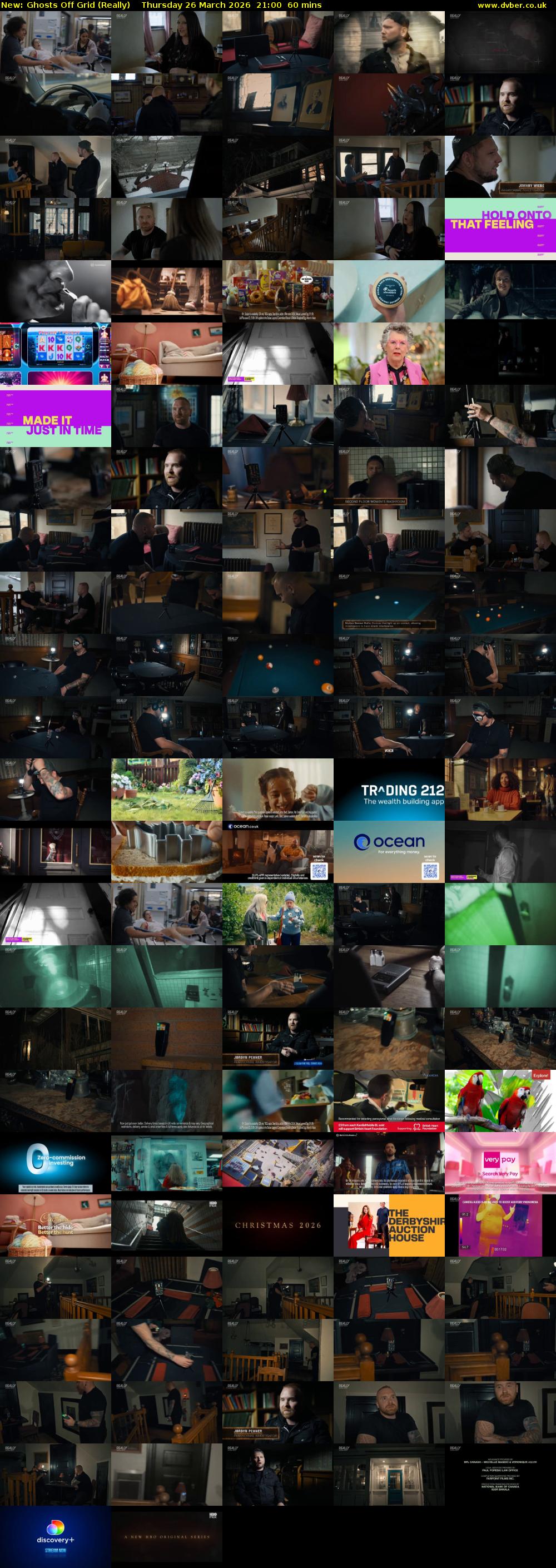 Ghosts Off Grid (Really) Thursday 26 March 2026 21:00 - 22:00