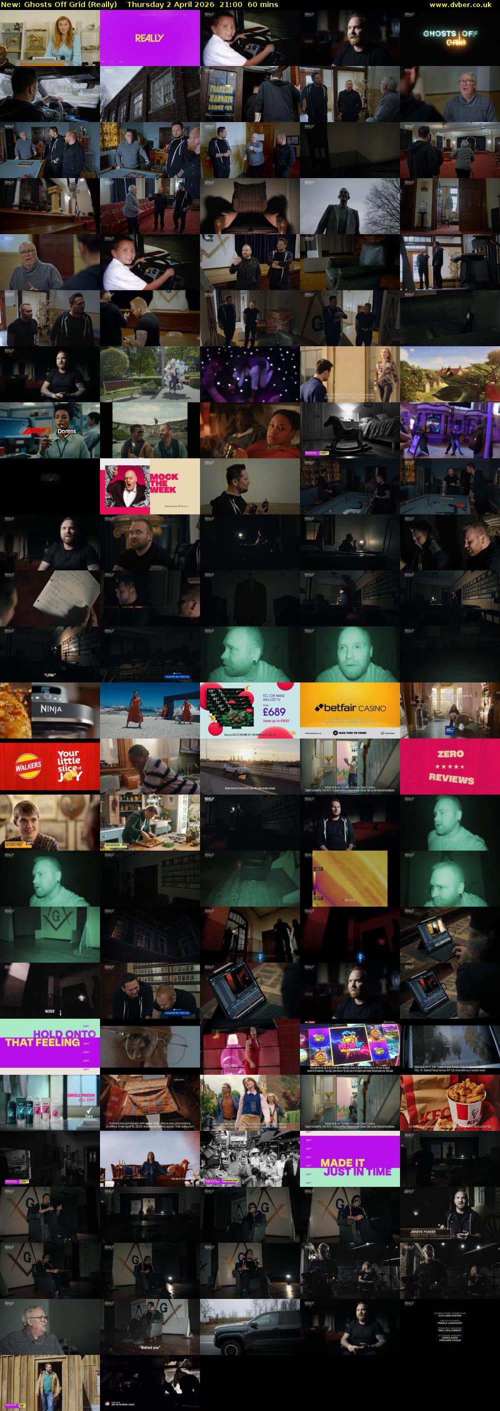 Ghosts Off Grid (Really) Thursday 2 April 2026 21:00 - 22:00