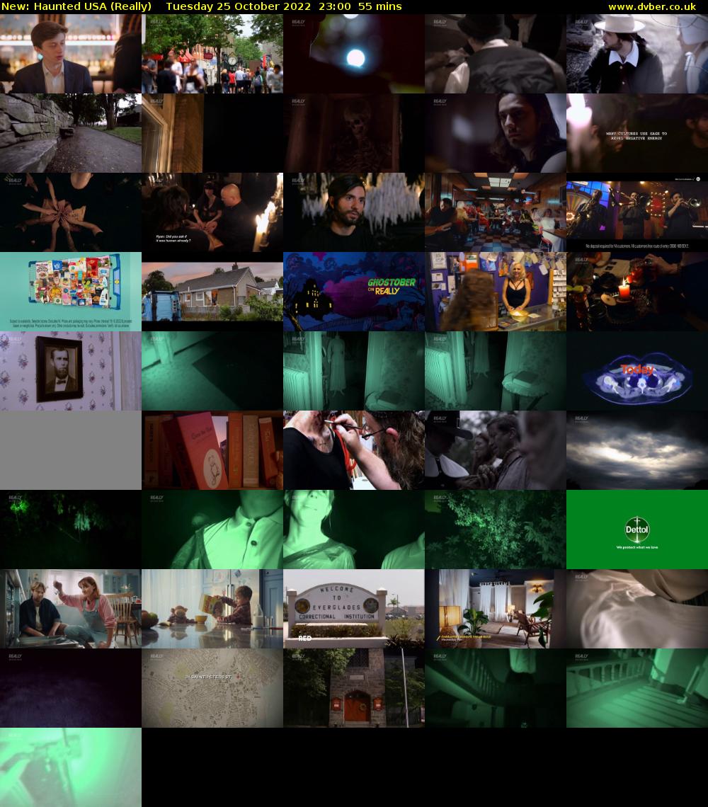 Haunted USA (Really) Tuesday 25 October 2022 23:00 - 23:55