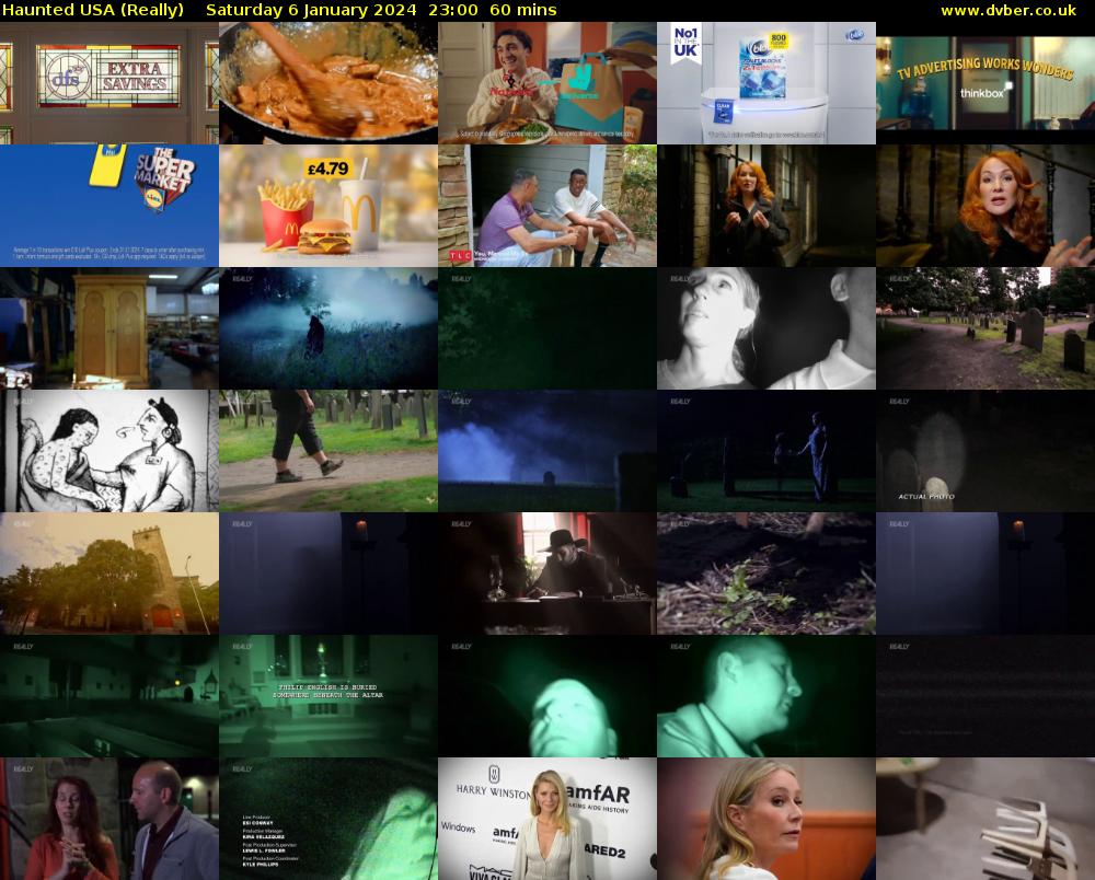 Haunted USA (Really) Saturday 6 January 2024 23:00 - 00:00