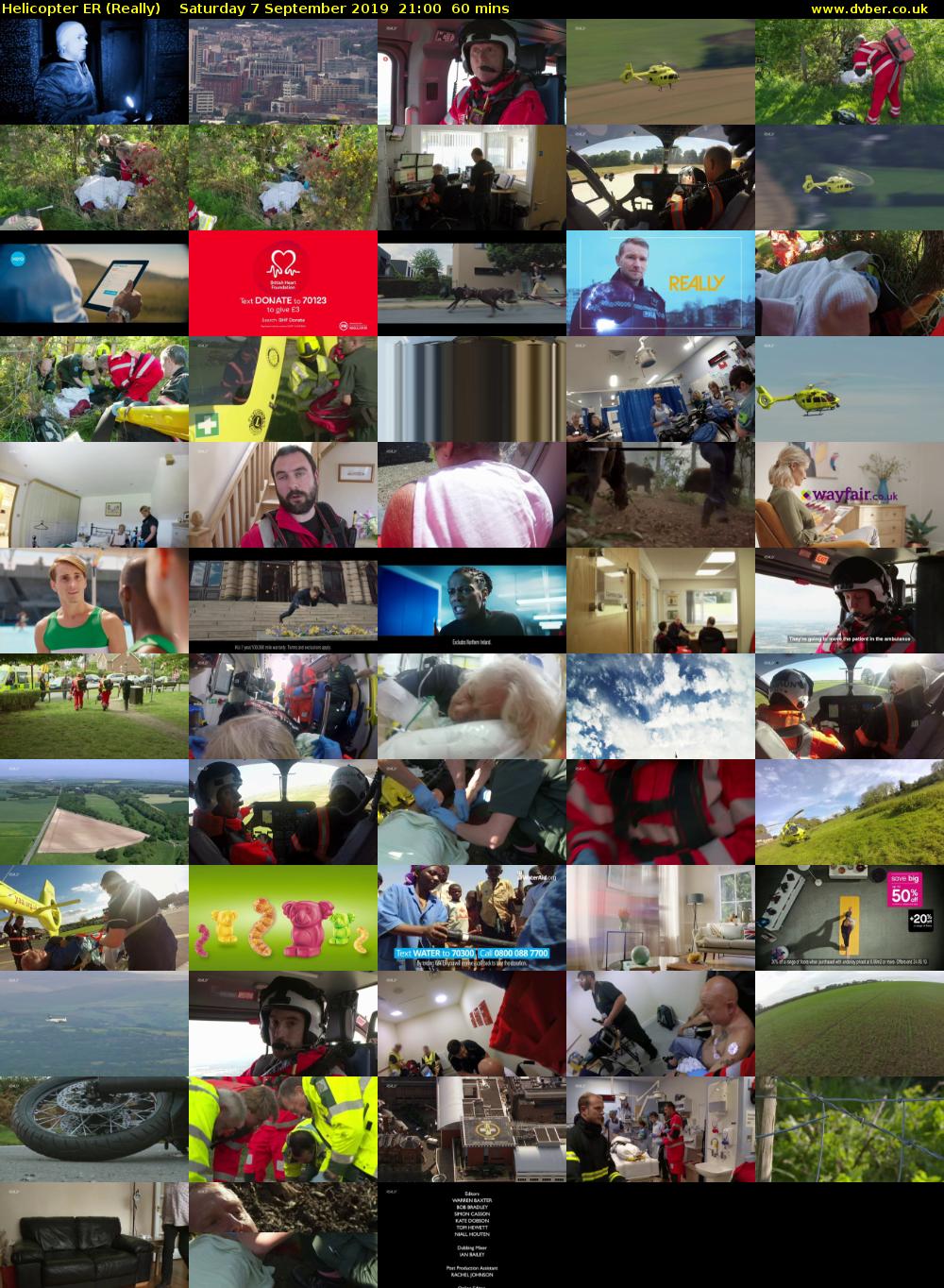 Helicopter ER (Really) Saturday 7 September 2019 21:00 - 22:00