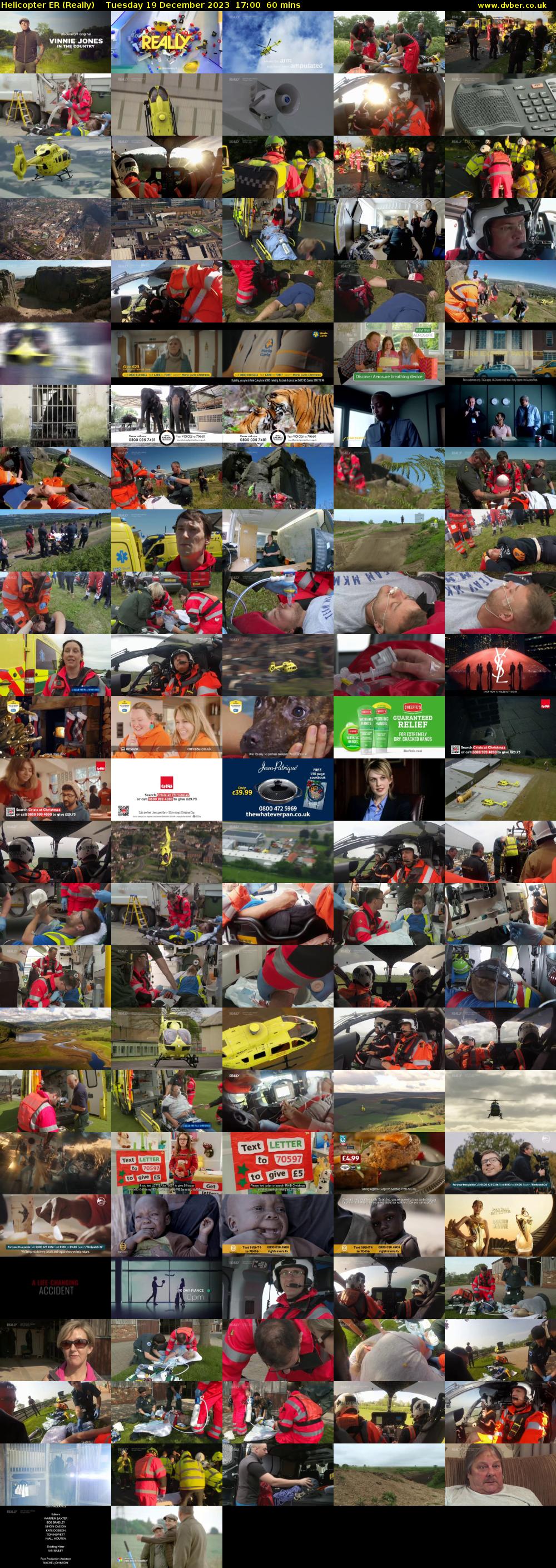 Helicopter ER (Really) Tuesday 19 December 2023 17:00 - 18:00