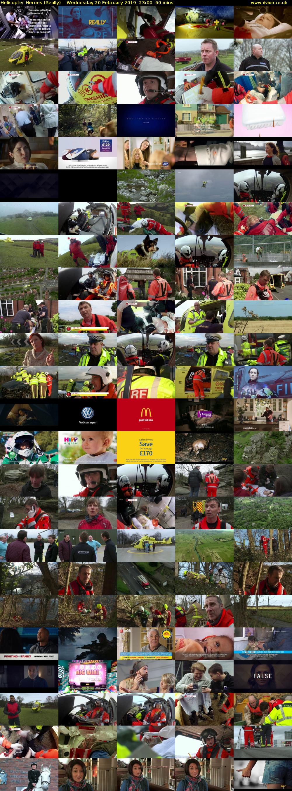 Helicopter Heroes (Really) Wednesday 20 February 2019 23:00 - 00:00