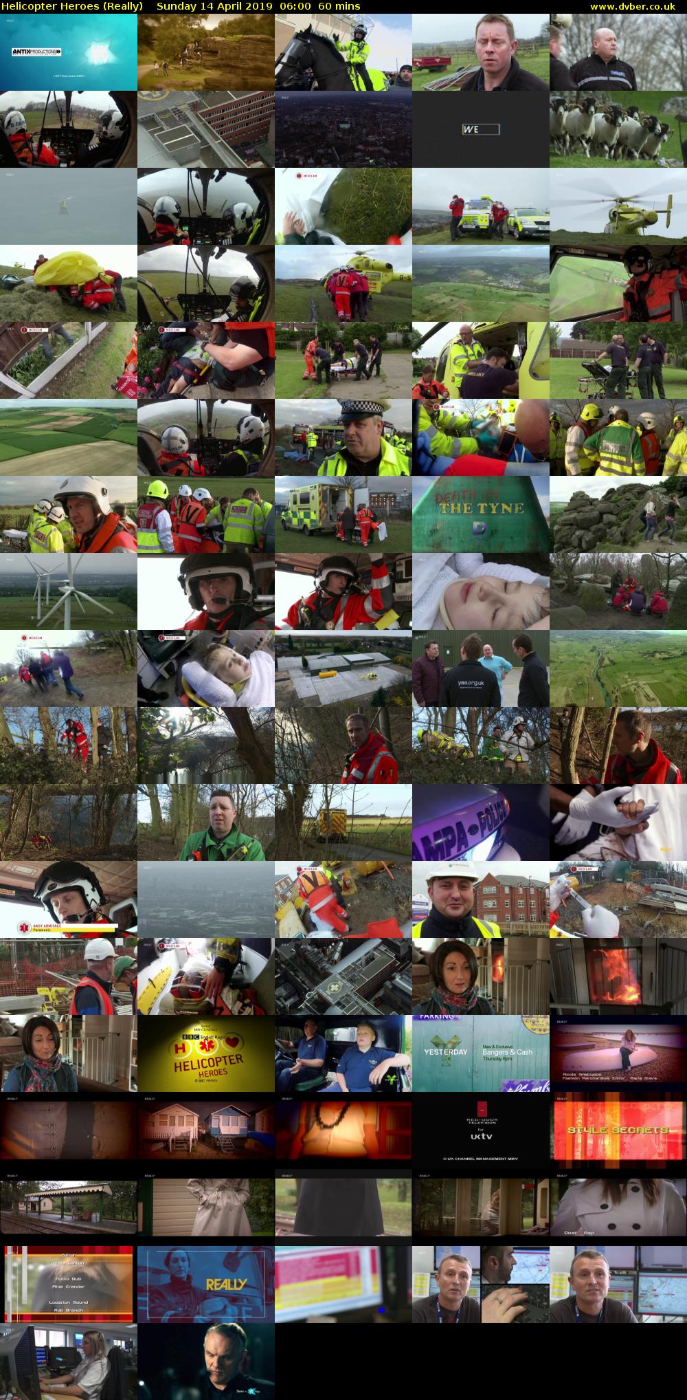 Helicopter Heroes (Really) Sunday 14 April 2019 06:00 - 07:00