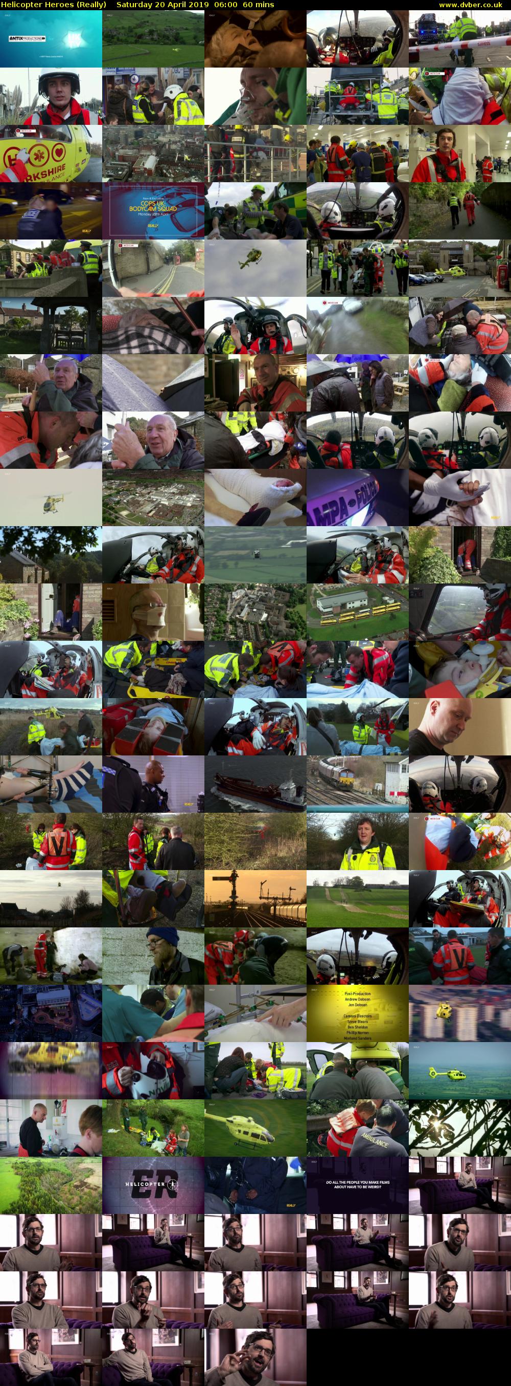 Helicopter Heroes (Really) Saturday 20 April 2019 06:00 - 07:00