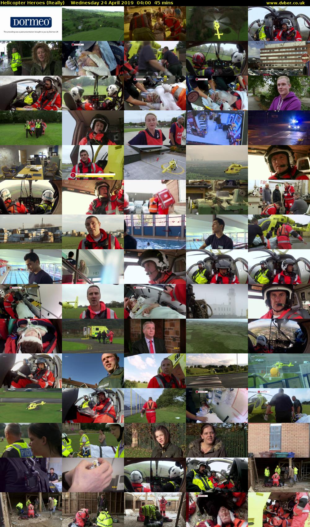 Helicopter Heroes (Really) Wednesday 24 April 2019 04:00 - 04:45
