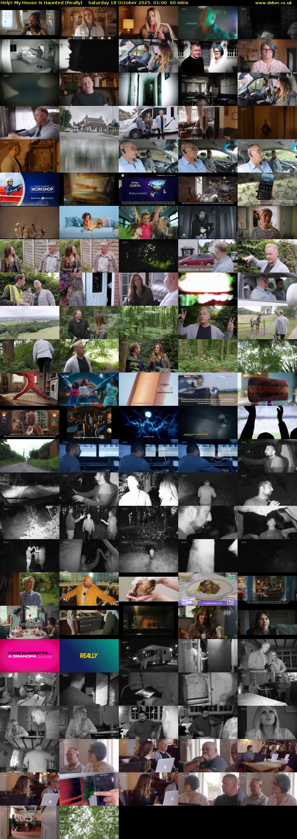 Help! My House Is Haunted (Really) Saturday 18 October 2025 01:00 - 02:00