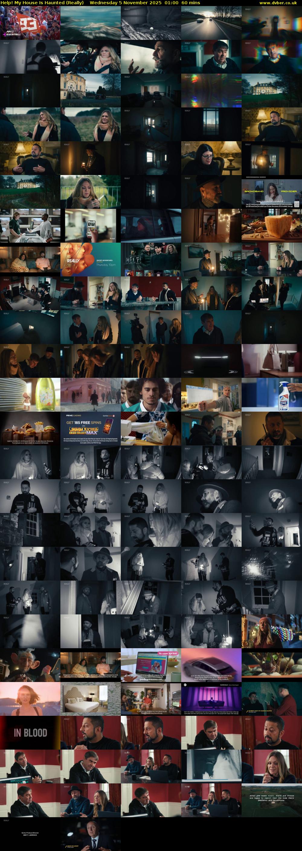 Help! My House Is Haunted (Really) Wednesday 5 November 2025 01:00 - 02:00