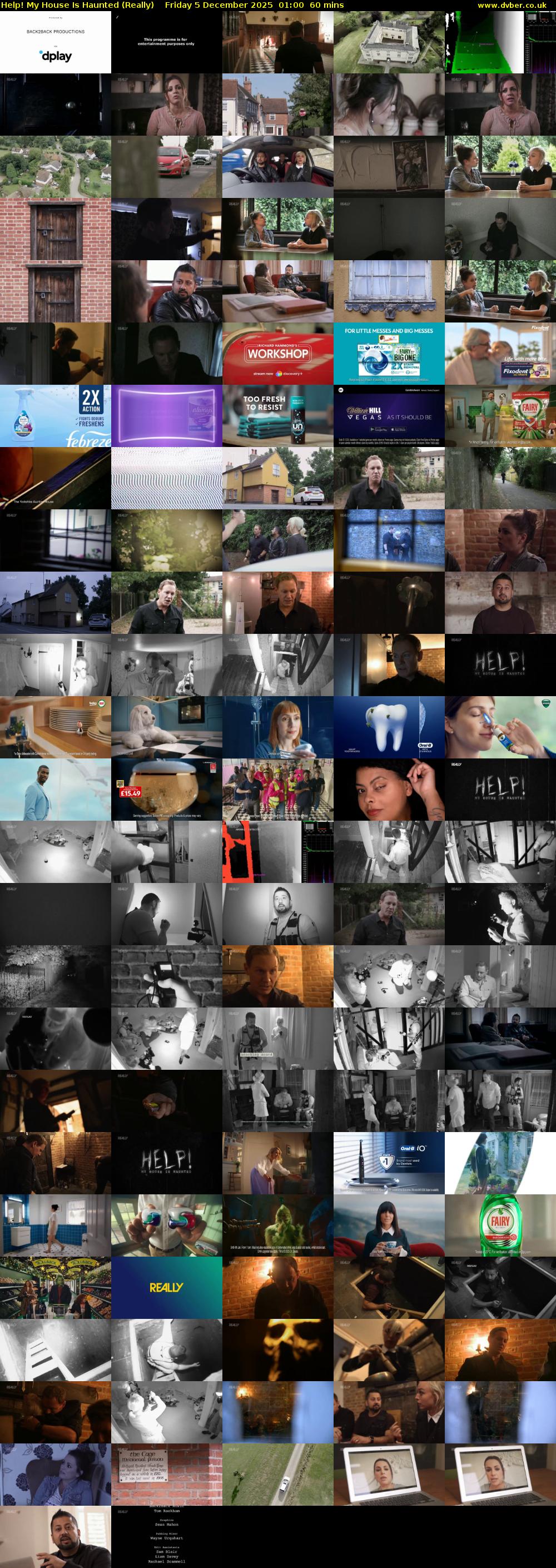 Help! My House Is Haunted (Really) Friday 5 December 2025 01:00 - 02:00