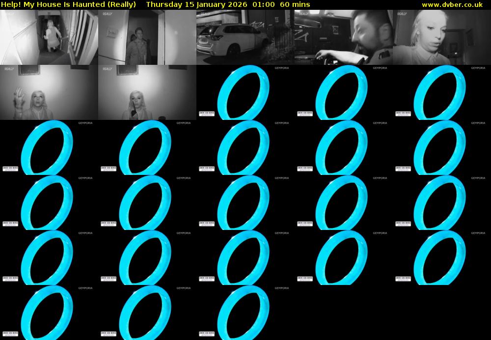 Help! My House Is Haunted (Really) Thursday 15 January 2026 01:00 - 02:00