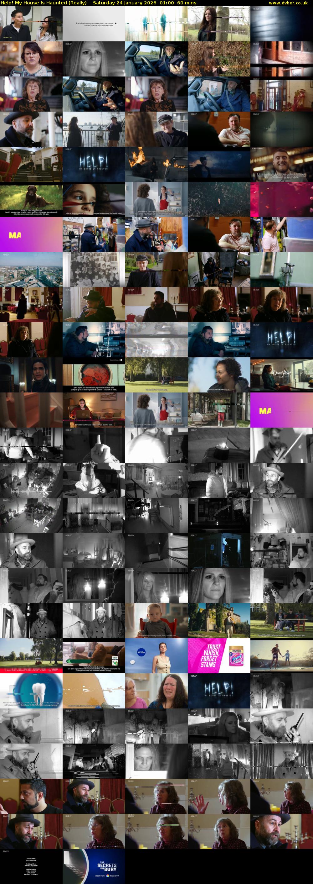 Help! My House Is Haunted (Really) Saturday 24 January 2026 01:00 - 02:00