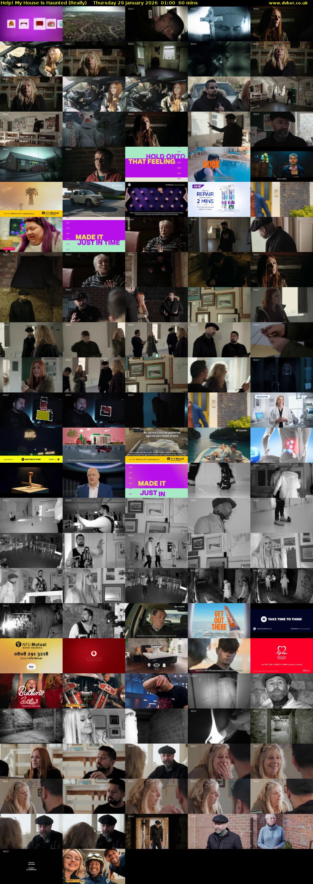 Help! My House Is Haunted (Really) Thursday 29 January 2026 01:00 - 02:00