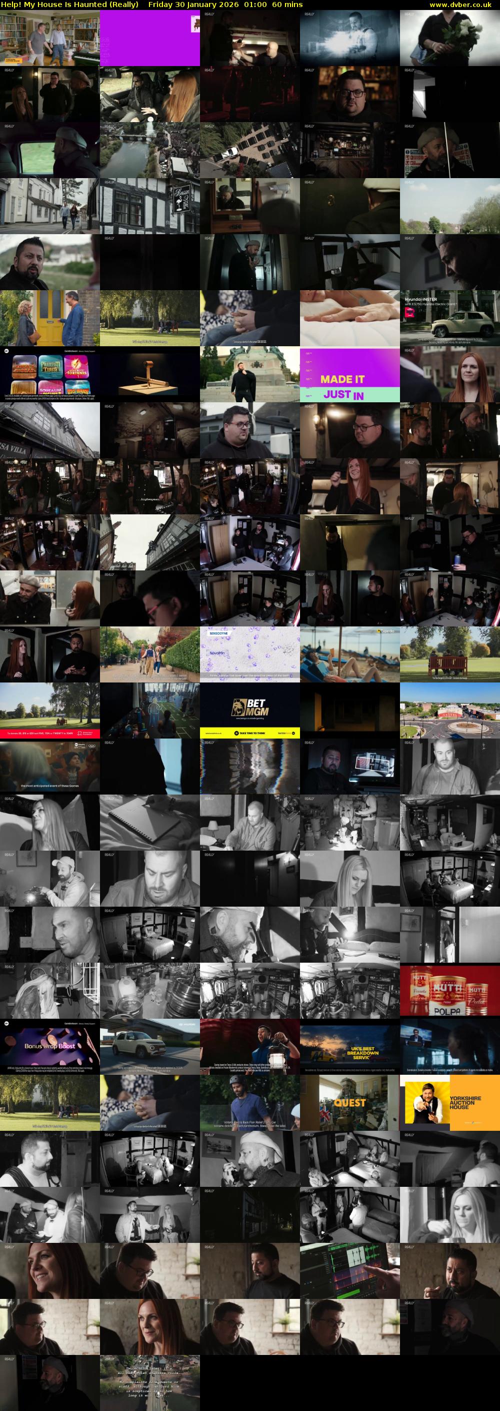 Help! My House Is Haunted (Really) Friday 30 January 2026 01:00 - 02:00