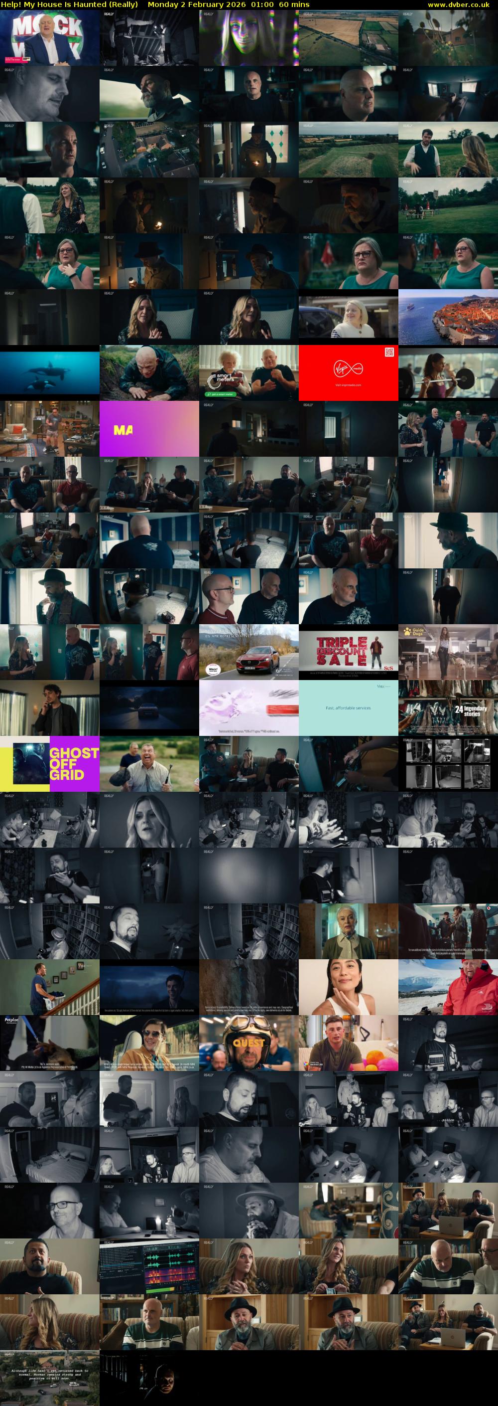 Help! My House Is Haunted (Really) Monday 2 February 2026 01:00 - 02:00