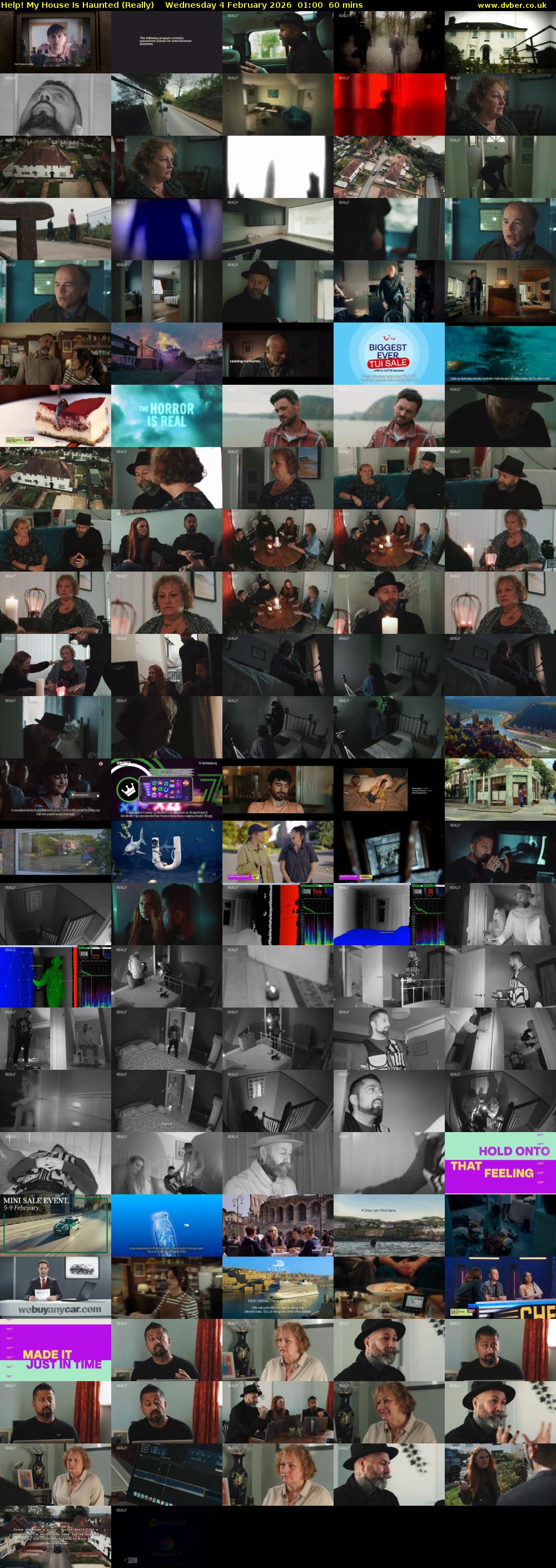 Help! My House Is Haunted (Really) Wednesday 4 February 2026 01:00 - 02:00