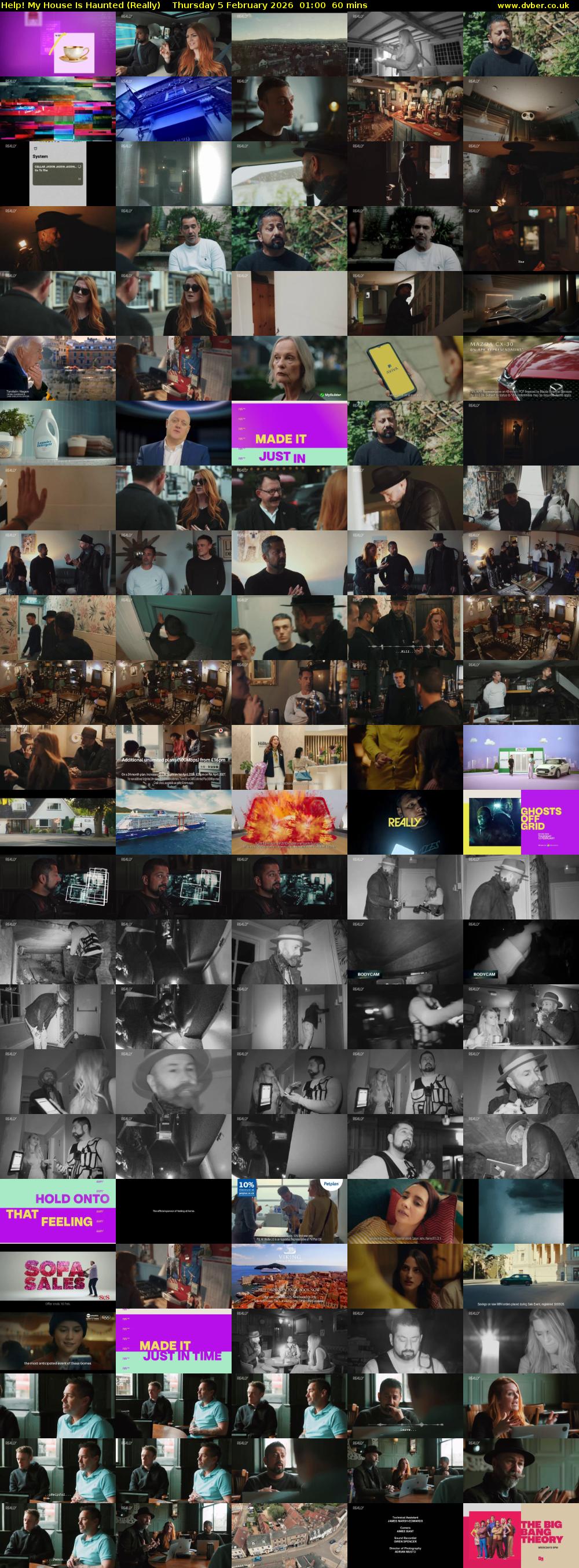 Help! My House Is Haunted (Really) Thursday 5 February 2026 01:00 - 02:00