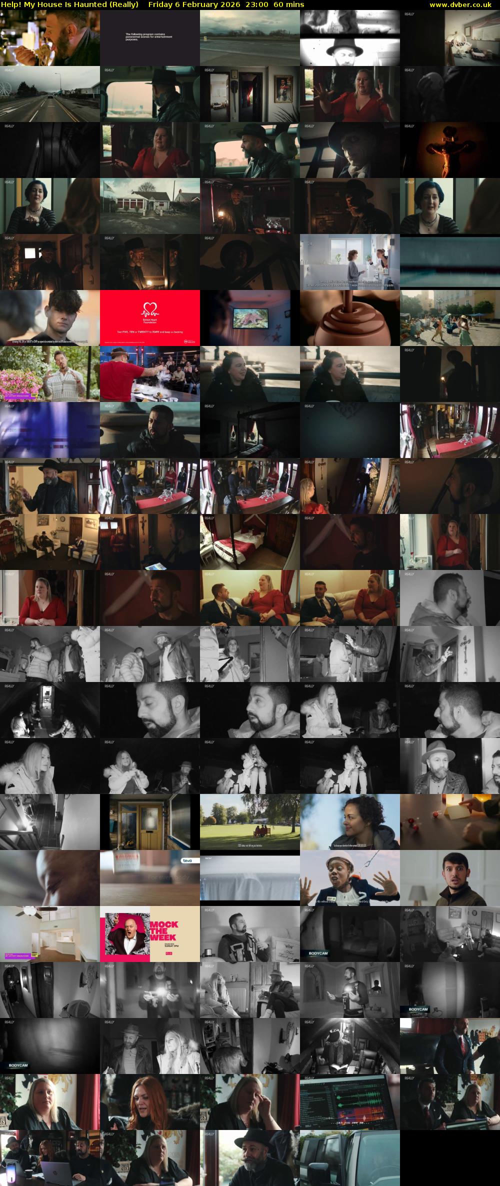 Help! My House Is Haunted (Really) Friday 6 February 2026 23:00 - 00:00