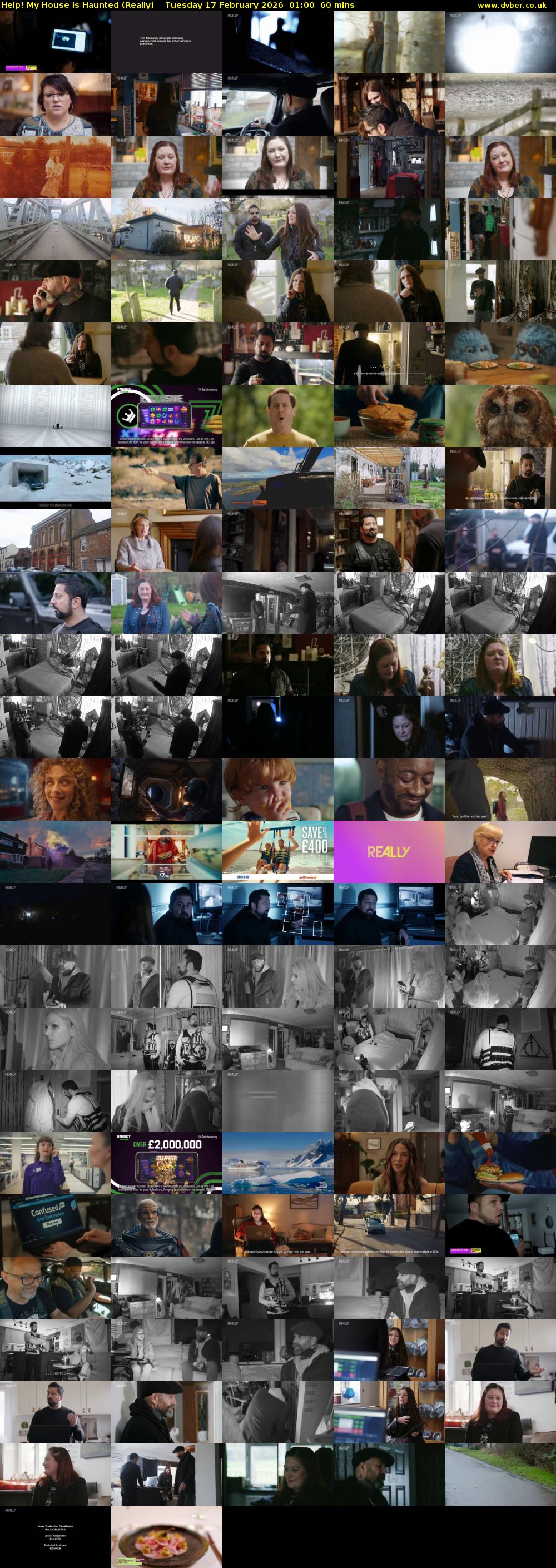 Help! My House Is Haunted (Really) Tuesday 17 February 2026 01:00 - 02:00