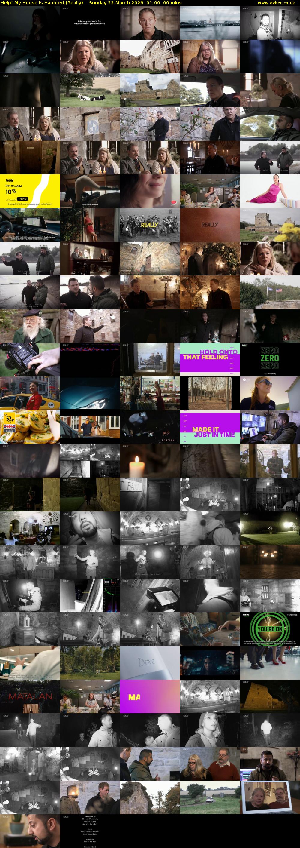 Help! My House Is Haunted (Really) Sunday 22 March 2026 01:00 - 02:00