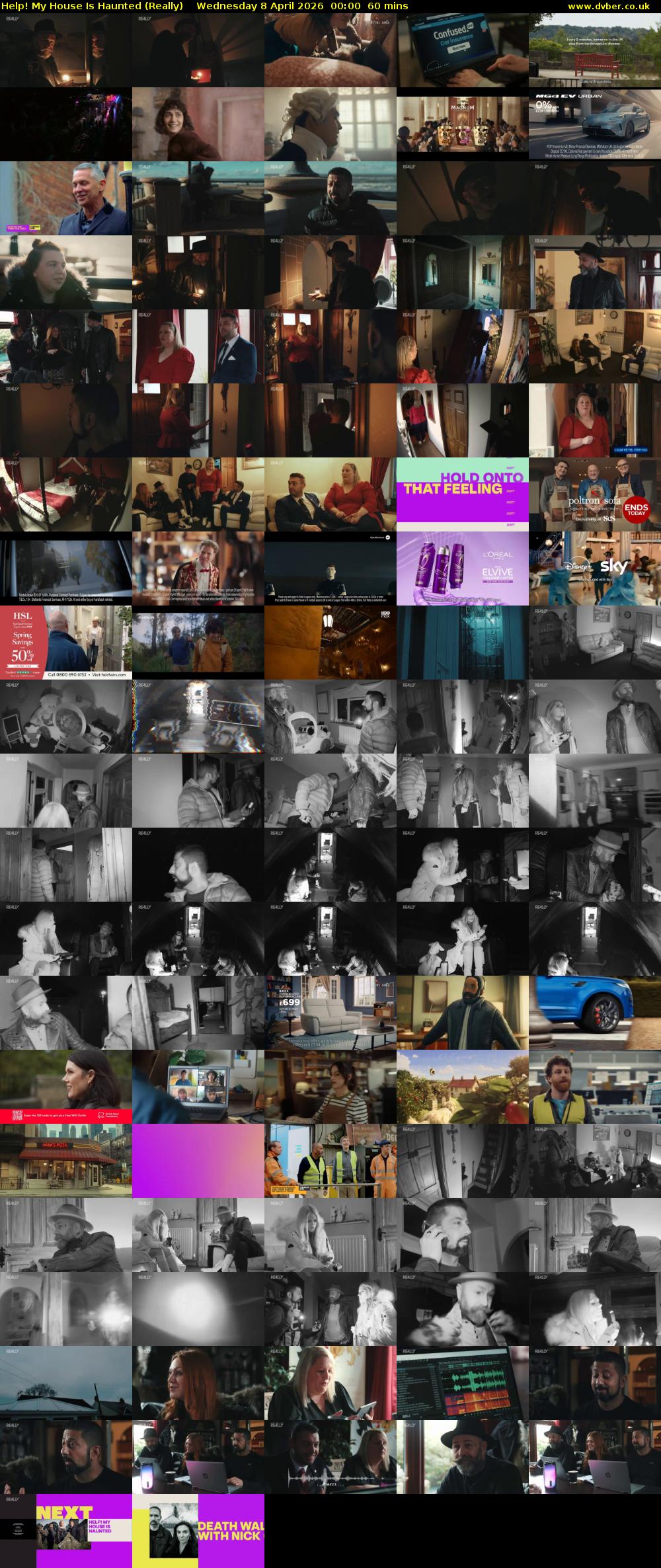 Help! My House Is Haunted (Really) Wednesday 8 April 2026 00:00 - 01:00