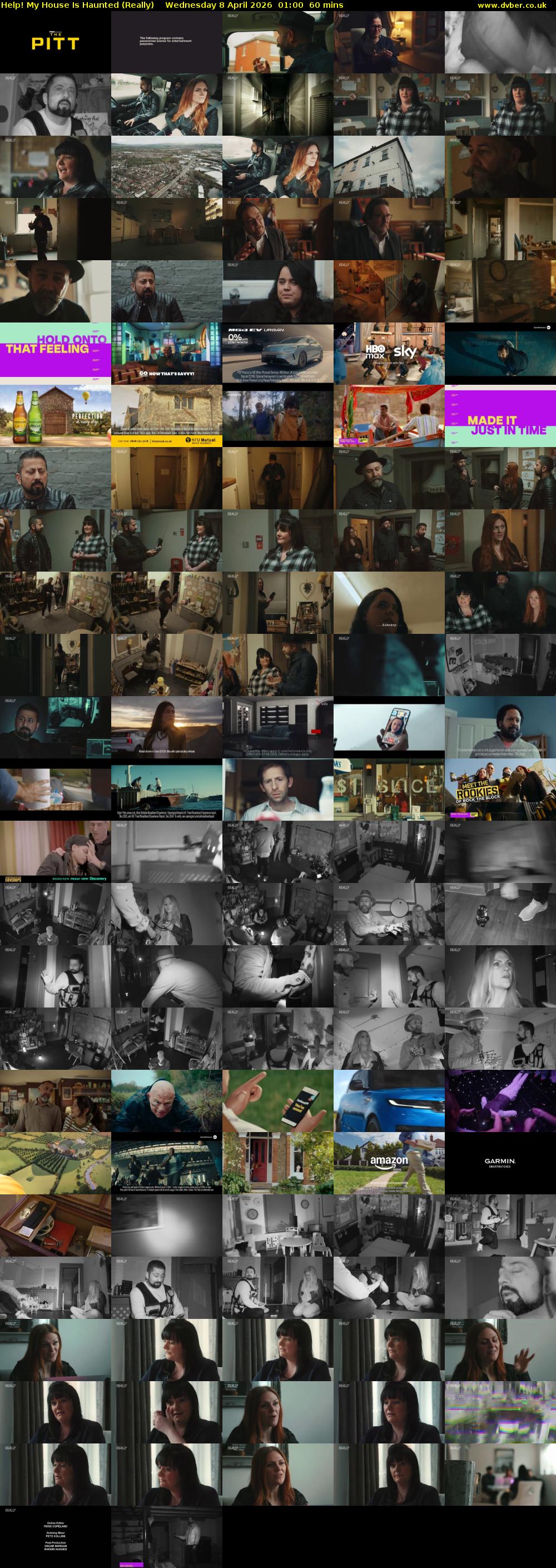 Help! My House Is Haunted (Really) Wednesday 8 April 2026 01:00 - 02:00